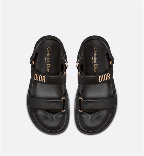 dior sandalen damen schwarz|christian dior sandals women's.